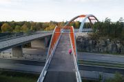 The bridge of Västberga allé - Stockholm