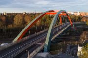 The bridge of Västberga allé - Stockholm